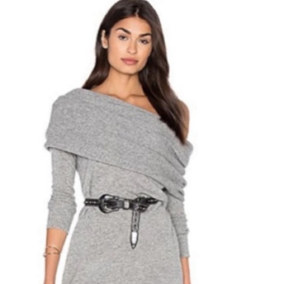 White + Warren 3 way Cowl Turtleneck Gray - Picture 5 of 10